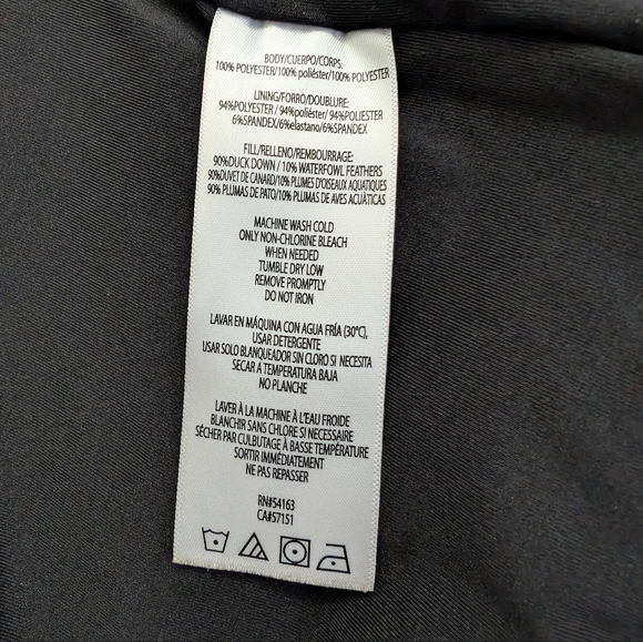 Calvin Klein Performance Women's Puffer Vest Size Medium Gray/White - Picture 4 of 8